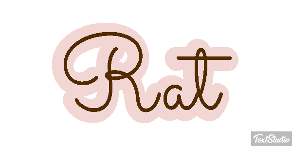 Rat Tekst effect