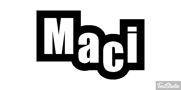 Maci Текстовый эффект