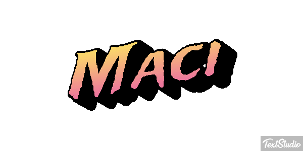 Maci Текстовый эффект