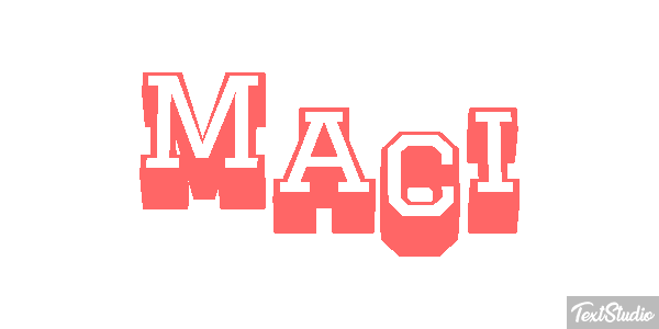 Maci Текстовый эффект