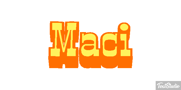 Maci Текстовый эффект