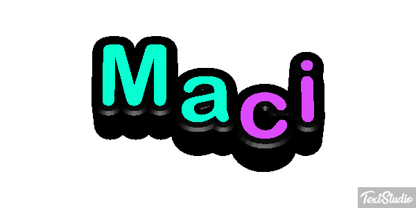 Maci Текстовый эффект