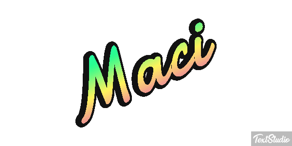 Maci Текстовый эффект