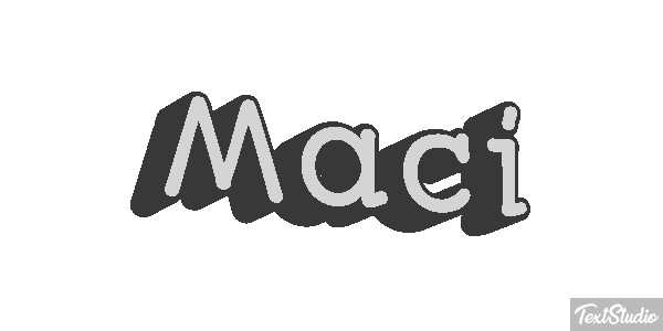 Maci Текстовый эффект