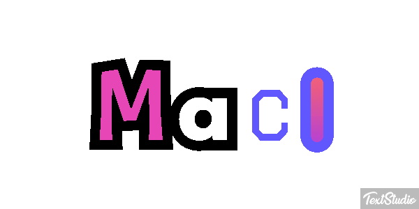 Maci Текстовый эффект