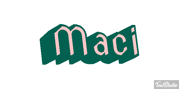 Maci Текстовый эффект