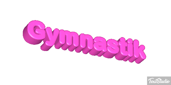 Gymnastik Texteffekt