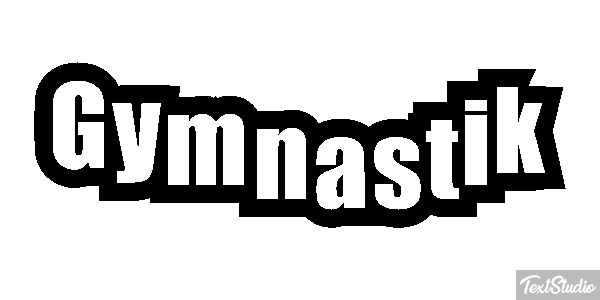 Gymnastik Texteffekt