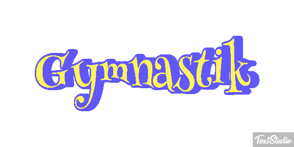 Gymnastik Texteffekt