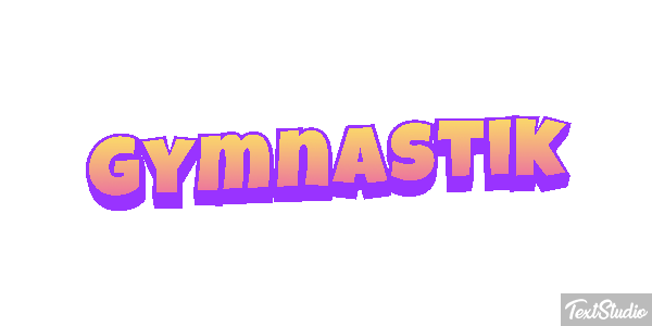 Gymnastik Texteffekt