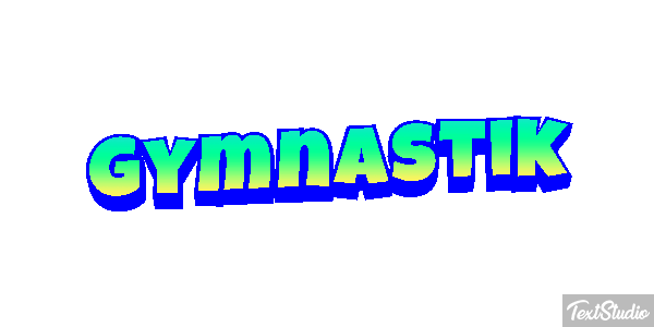 Gymnastik Texteffekt