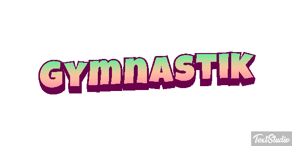 Gymnastik Texteffekt