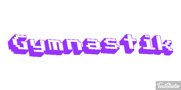 Gymnastik Texteffekt