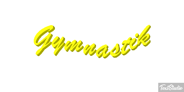 Gymnastik Texteffekt