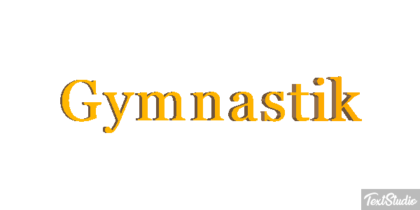 Gymnastik Texteffekt