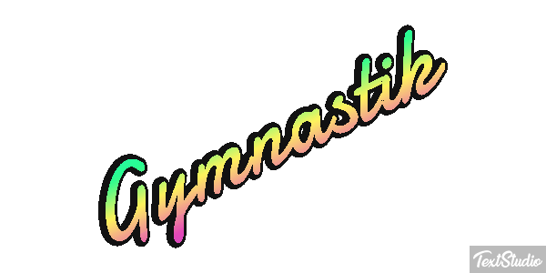 Gymnastik Texteffekt