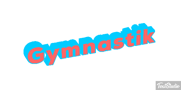 Gymnastik Texteffekt