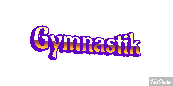 Gymnastik Texteffekt