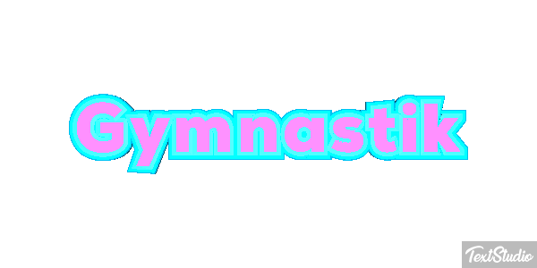 Gymnastik Texteffekt
