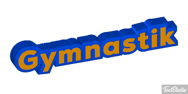 Gymnastik Texteffekt