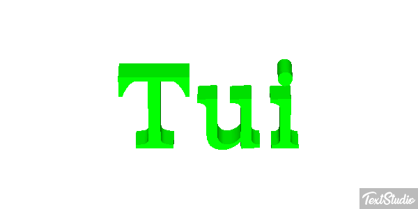 Tui Text effect