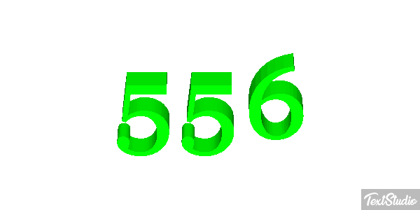 556 Metin efekti