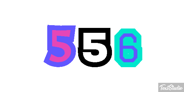 556 Metin efekti