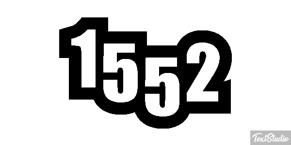 1552 Text effect