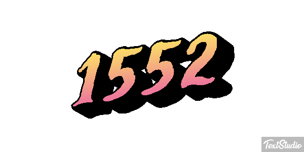 1552 Text effect