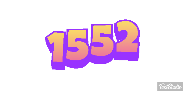 1552 Text effect