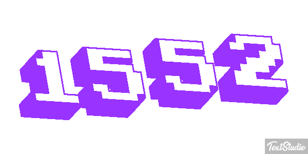 1552 Text effect