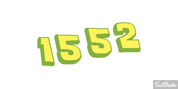 1552 Text effect