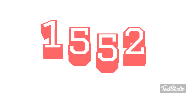 1552 Text effect