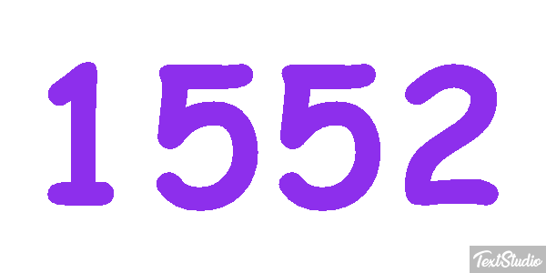1552 Text effect