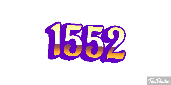 1552 Text effect