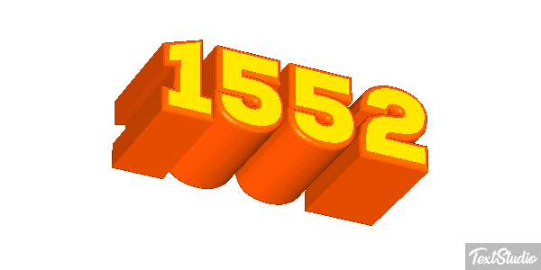 1552 Text effect