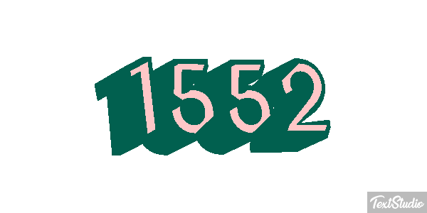 1552 Text effect