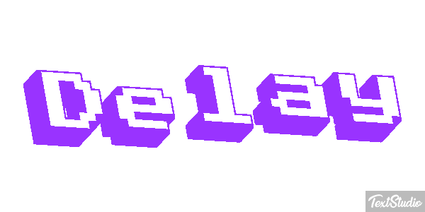 Delay Text effect