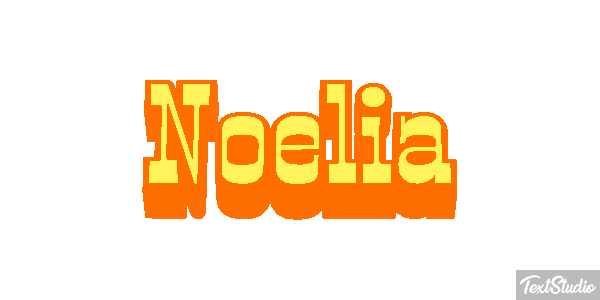 Noelia Text effect