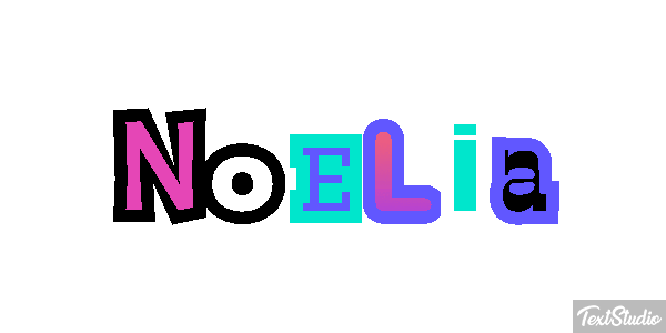 Noelia Text effect