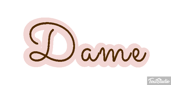 Dame Texteffekt