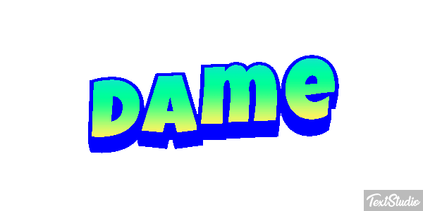 Dame Texteffekt