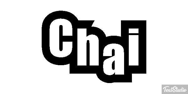 Chai Text effect
