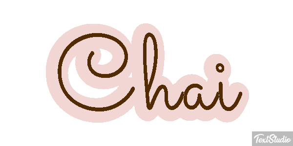 Chai Text effect