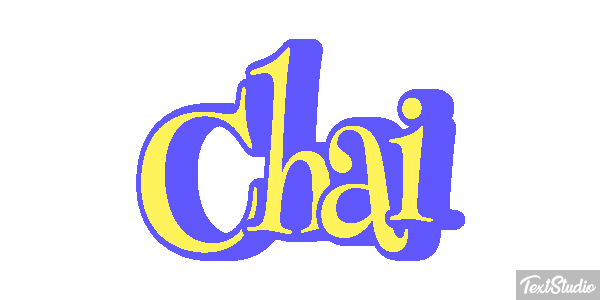 Chai Text effect
