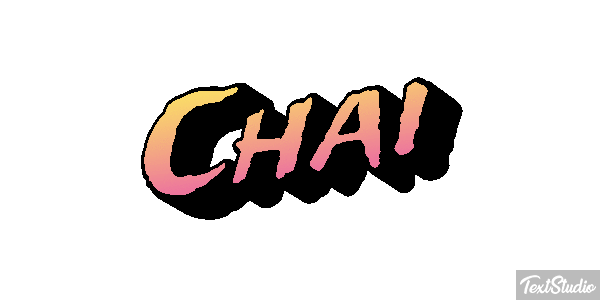 Chai Text effect