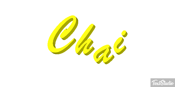 Chai Text effect