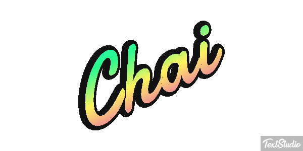 Chai Text effect