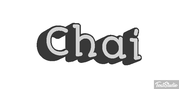 Chai Text effect