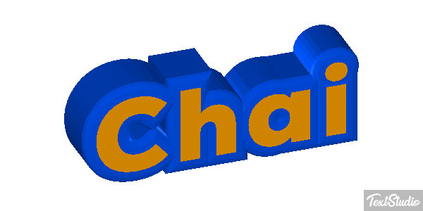 Chai Text effect
